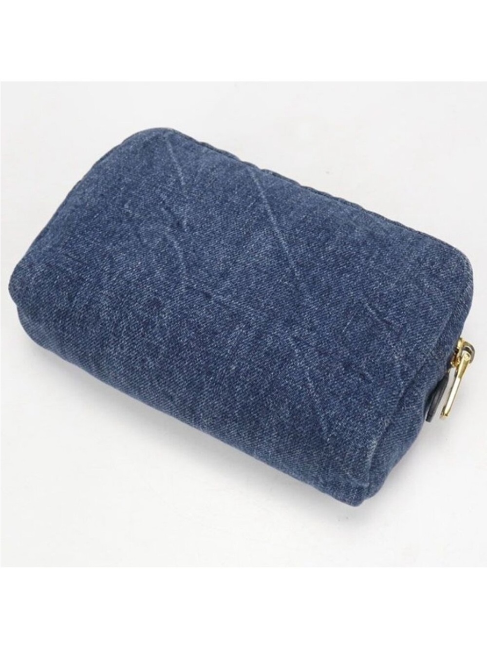 Prada Denim Triangle Pouch - Picture 2 of 9